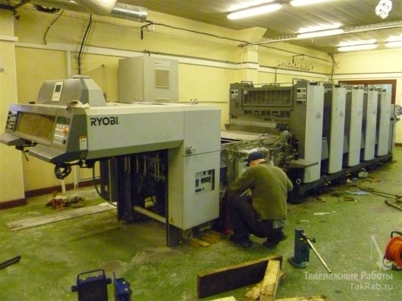 Демонтаж, погрузка Ryobi 755 в Санкт-Петербурге и монтаж в Нижнем Новгороде