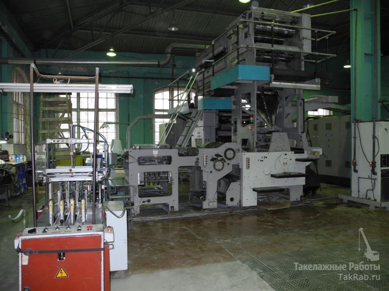 Демонтаж и погрузка в фуры печатной машины MAN Roland Uniset